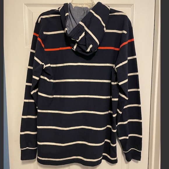 Men's L.L. Bean LakeWashed Rugby Hoodie - Size Med - Picture 2 of 2